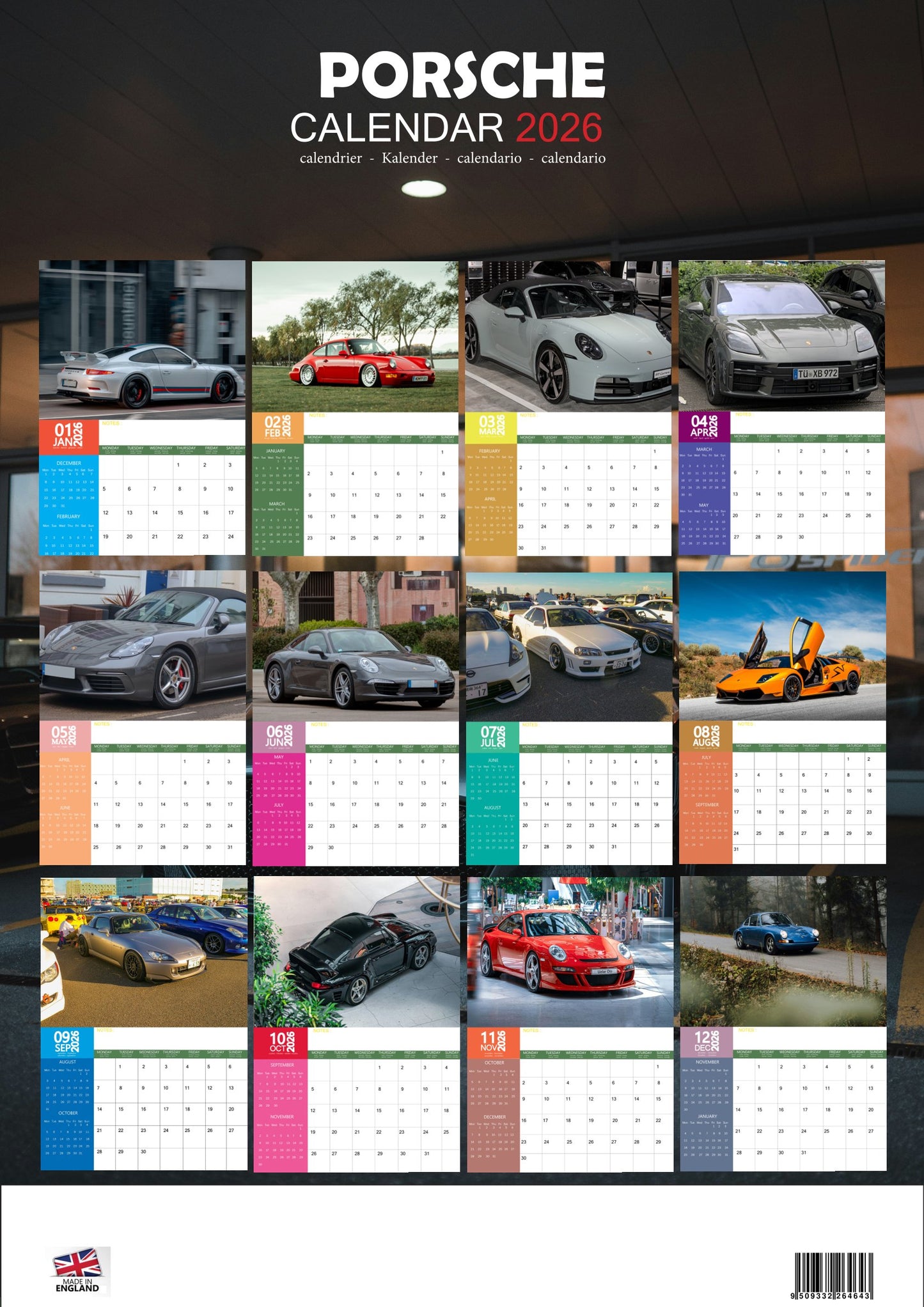 Porsche Transport Calendar 2026 – M-PRA Range