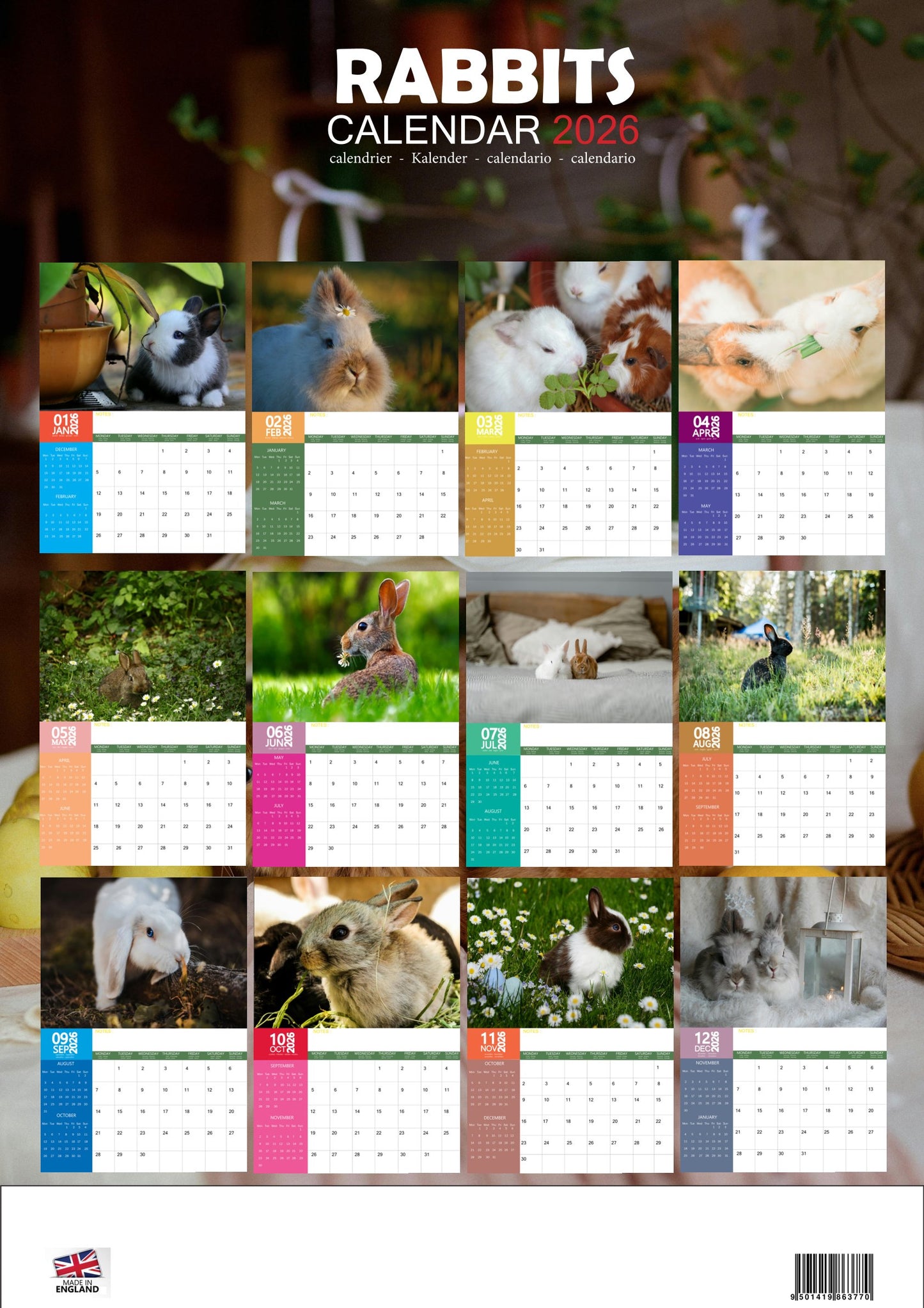 Rabbit Calendar 2026 – M-PRA Range