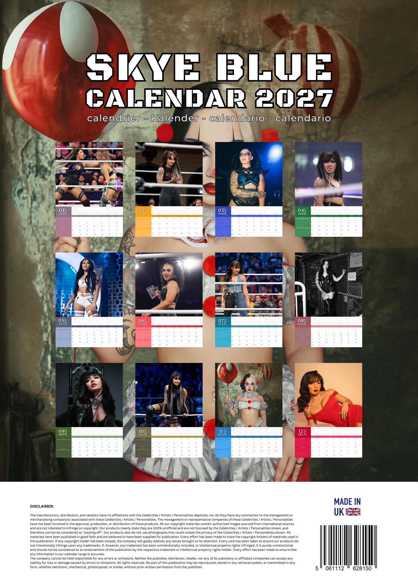 Skye Blue Calendar 2027 – M-PRA Range
