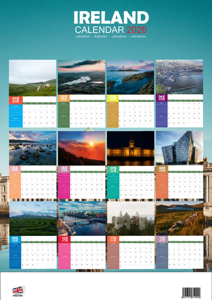 Ireland Calendar 2026 – M-PRA Range