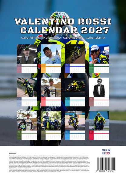 Valentino Rossi Calendar 2027 – M-PRA Range