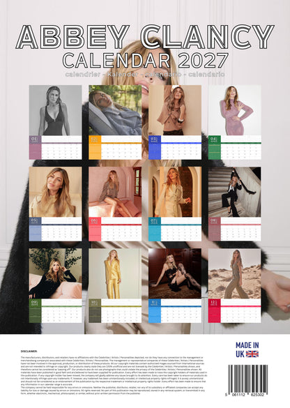 Abbey Clancy Calendar 2027 – M-PRA Range
