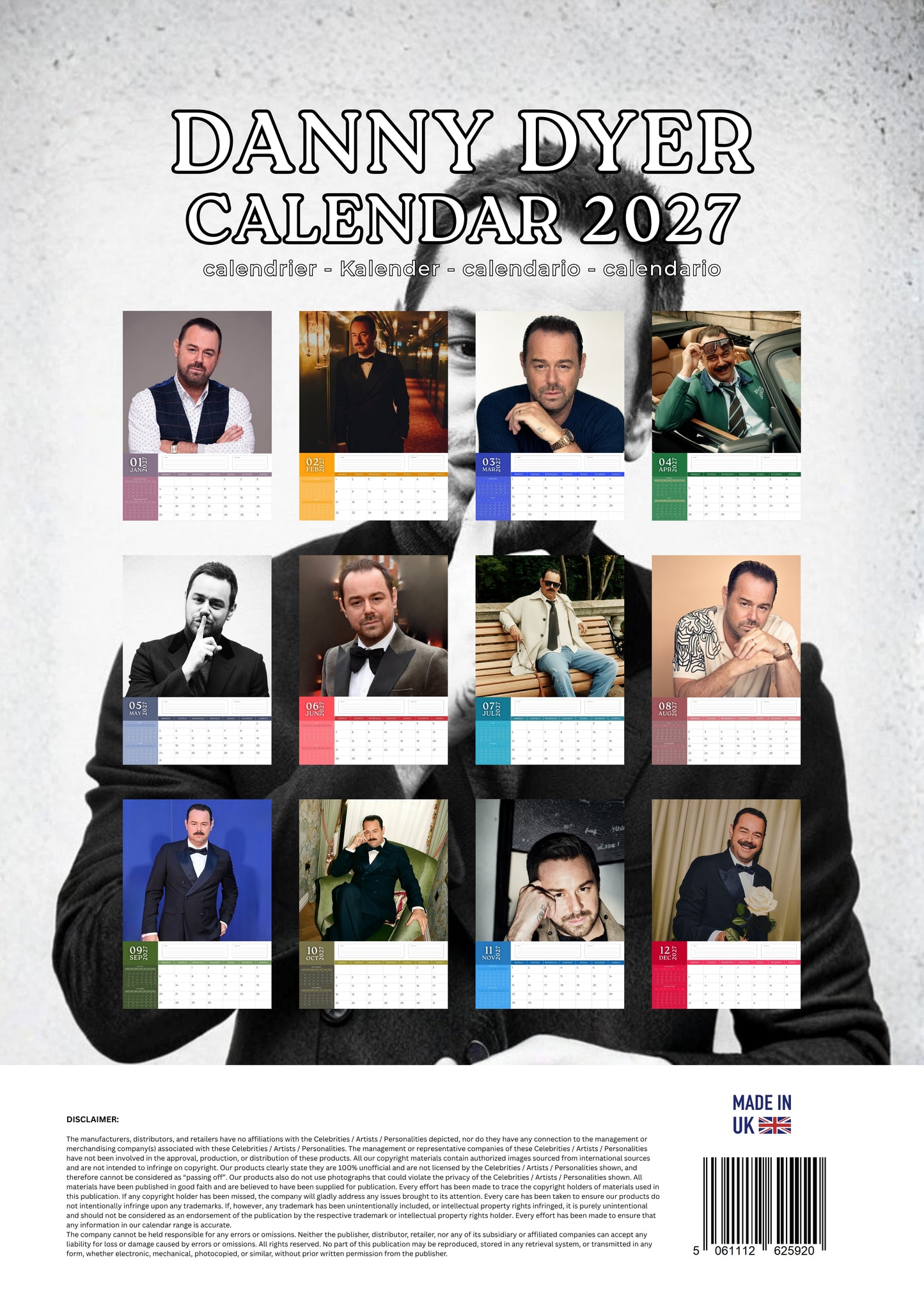 Danny Dyer Calendar 2027 – M-PRA Range
