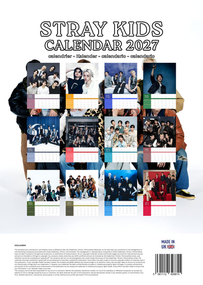 Stray Kids Music Calendar 2027 – M-PRA Range