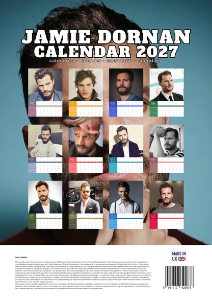 Jamie Dornan Celebrity Calendar 2027 – M-PRA Range