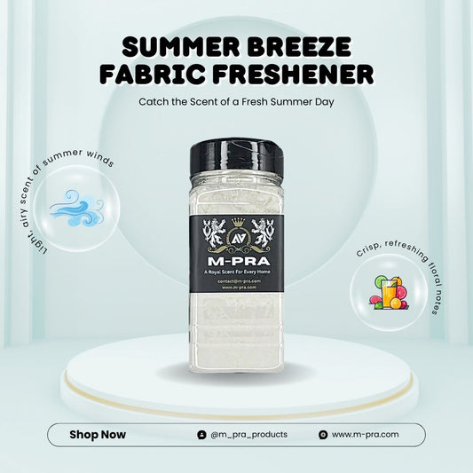 Summer Breeze Scented Fabric Freshener Powder – Warm, Clean, and Invigorating