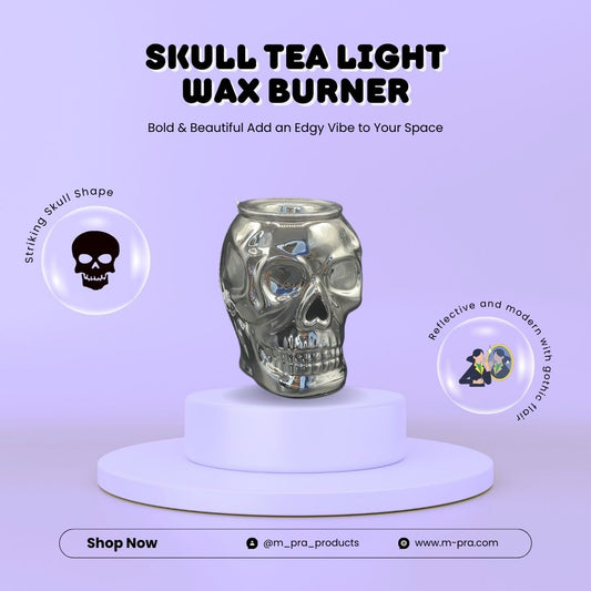 Skull Tea Light Wax Burner