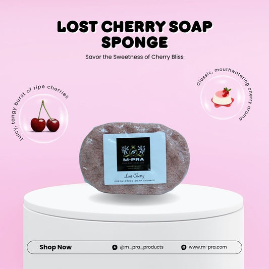 Lost Cherry Soap Sponge – A Sweet, Luxurious Shower Experience