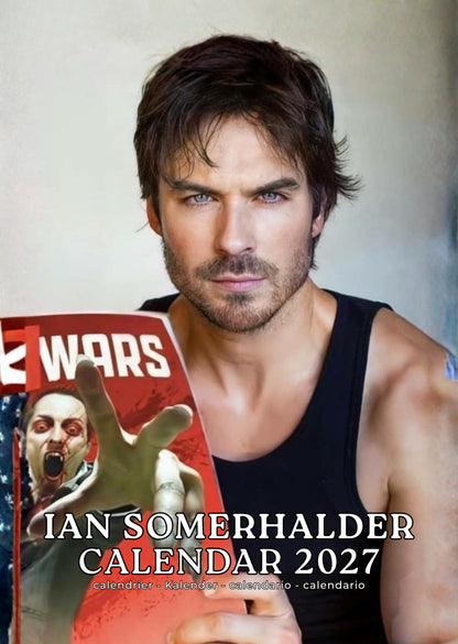 Ian Somerhalder Celebrity Calendar 2027 – M-PRA Range