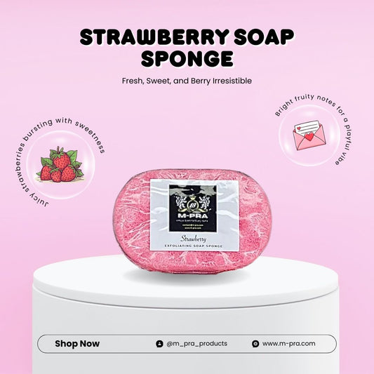 Strawberry Soap Sponge – A Sweet, Fruity Bathing Experience