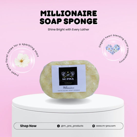 Millionaire Soap Sponge – Bold, Opulent, and Powerfully Fragranced