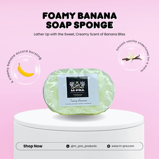 Foamy Banana Soap Sponge – A Sweet Treat for Your Skin