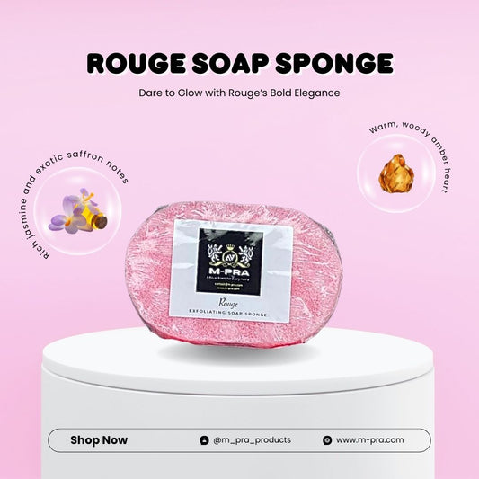 Rouge Soap Sponge – A Bold and Sophisticated Shower Experience