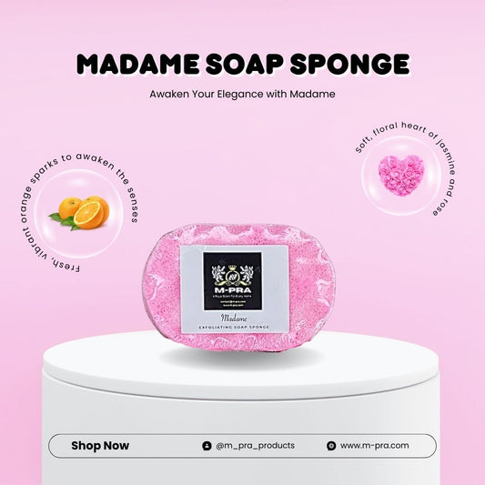 Madame Soap Sponge – Graceful, Feminine, and Luxuriously Fragrant