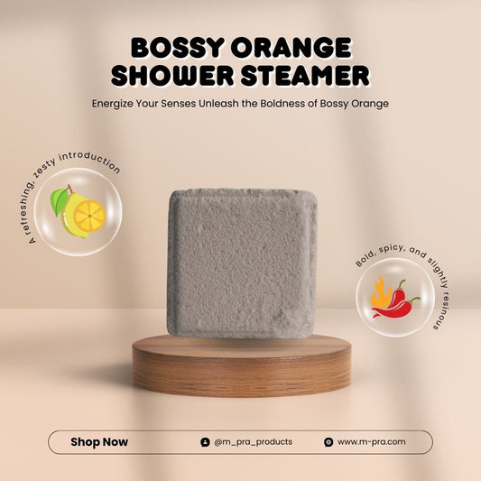 Bossy Orange Shower Steamer