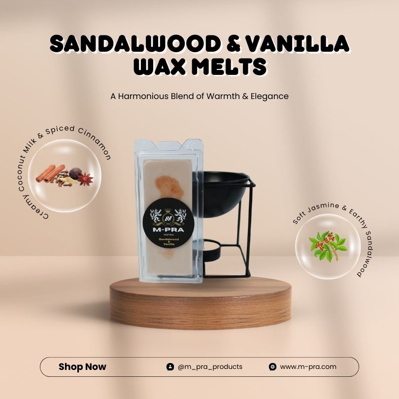 Sandalwood & Vanilla Wax Melts
