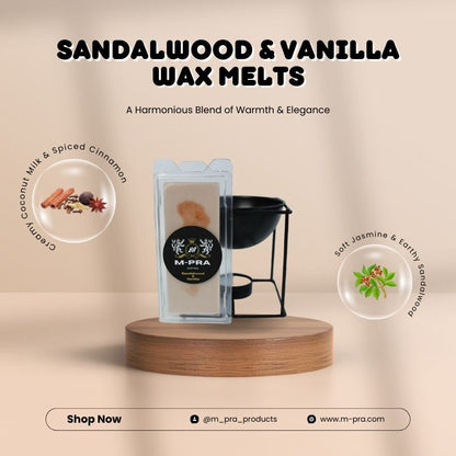 Sandalwood & Vanilla Wax Melts