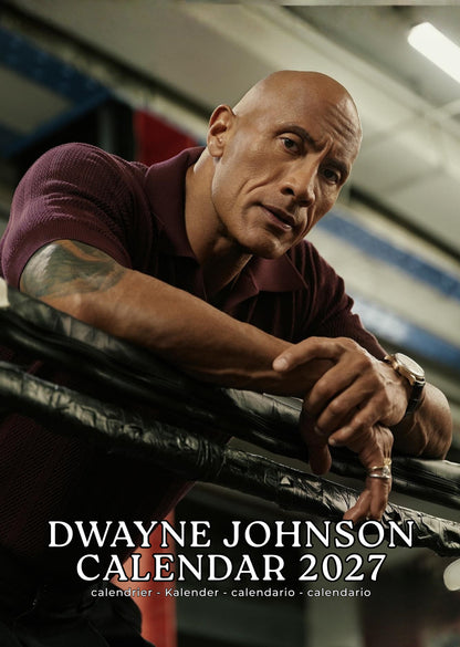 Dwayne Johnson Celebrity Calendar 2027 – M-PRA Range