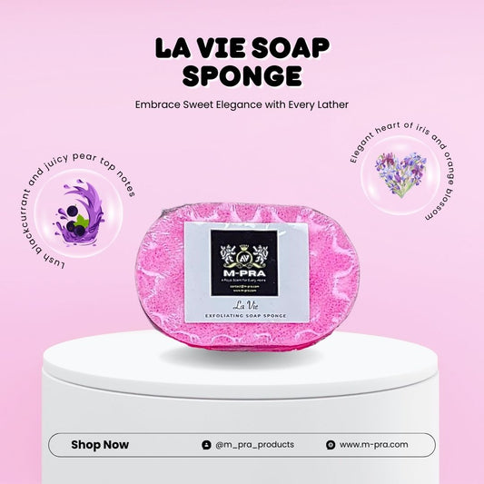 La Vie Soap Sponge – A Luxurious and Uplifting Shower Experience