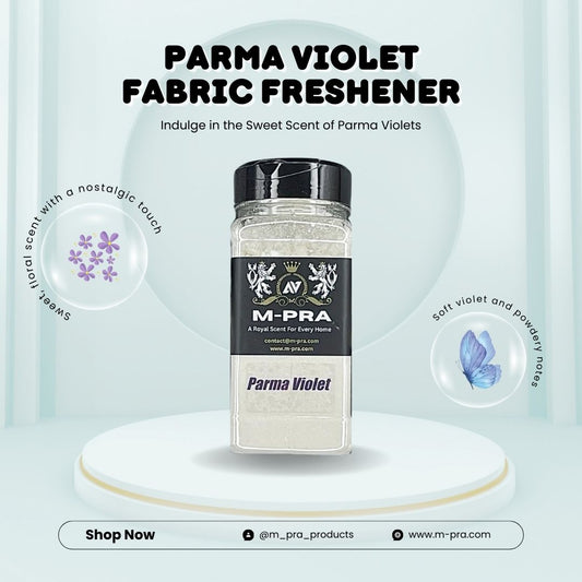Parma Violet Scented Fabric Freshener Powder – Sweet, Floral, and Nostalgically Fresh