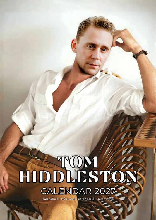 Tom Hiddleston Celebrity Calendar 2027 – M-PRA Range