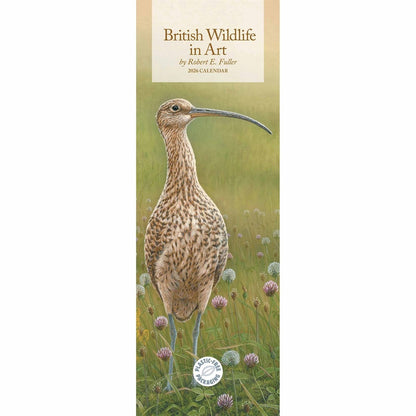 Robert Fuller British Wildlife In Art Slim Calendar 2026 – Nature’s Beauty in Every Brushstroke