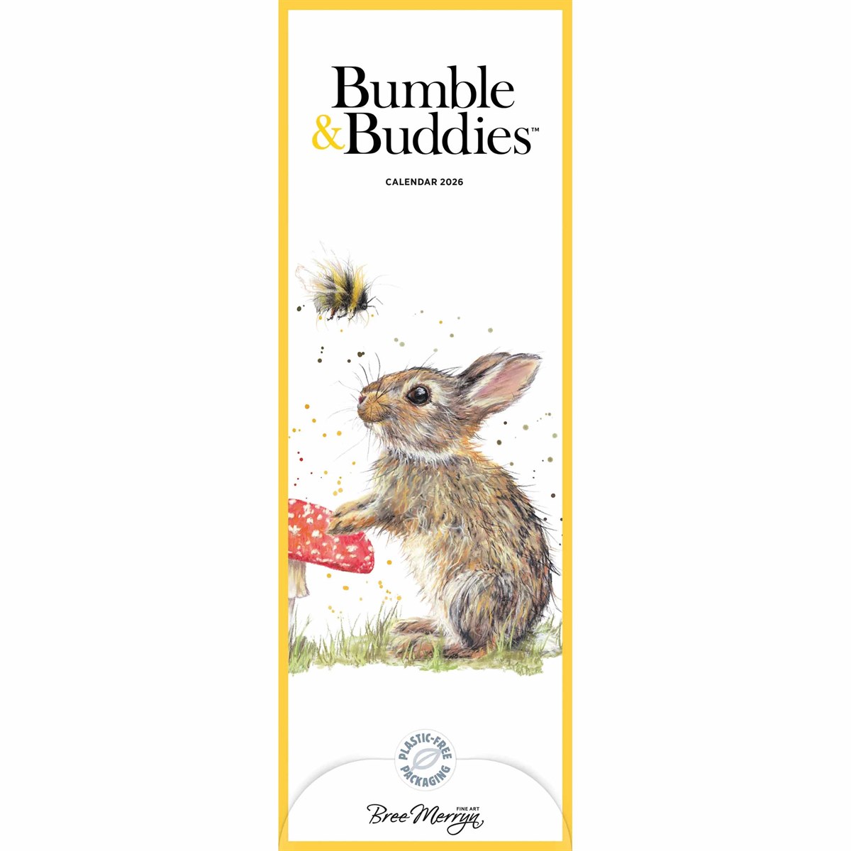 Bree Merryn, Bumble &amp; Buddies Slim Calendar 2026 – Adorable Animal Companions to Brighten Your Year