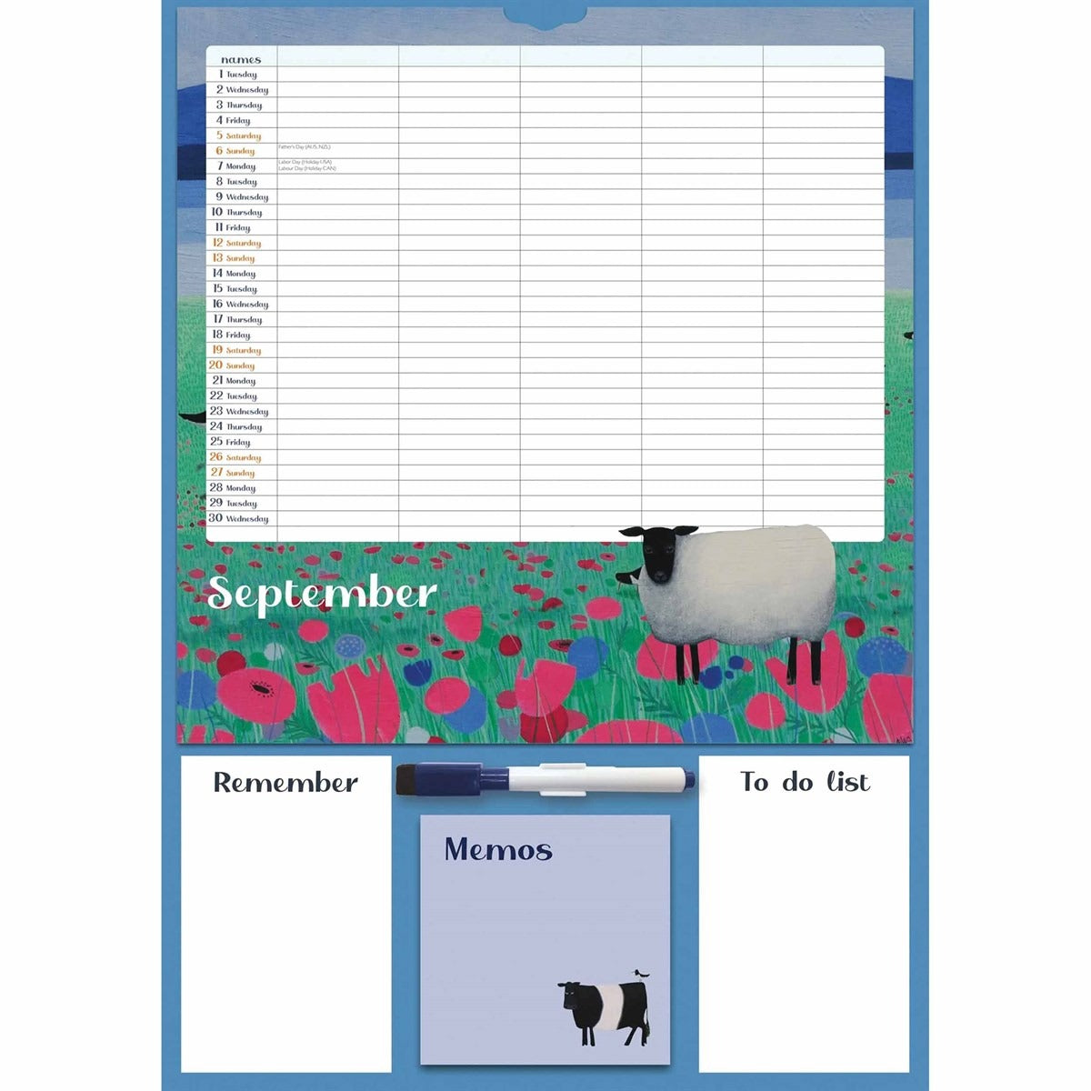 Ailsa Black, By the Sea A3 Family Organiser 2026 – Coastal Charm Meets Everyday Planning