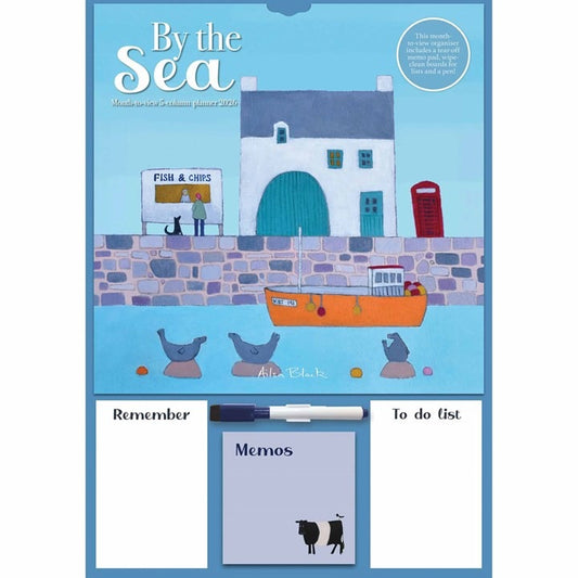 Ailsa Black, By the Sea A3 Family Organiser 2026 – Coastal Charm Meets Everyday Planning