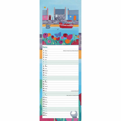 Ailsa Black, By The Sea Slim Calendar 2026 – Serene Coastal Art to Inspire Your Year