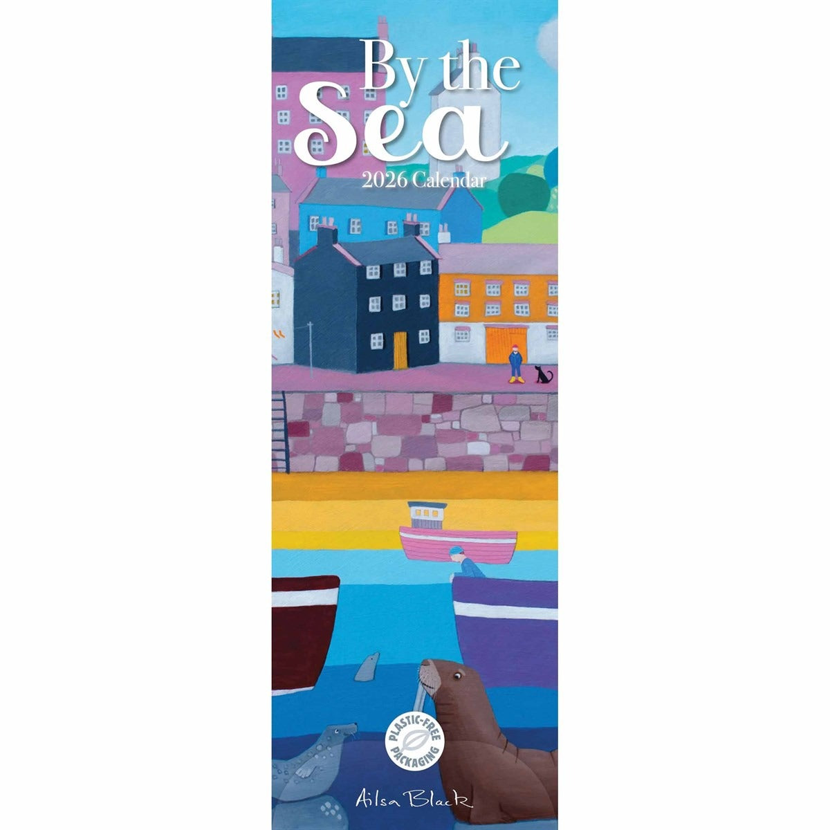 Ailsa Black, By The Sea Slim Calendar 2026 – Serene Coastal Art to Inspire Your Year