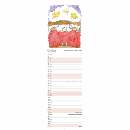 Alison's Animals Slim Calendar 2026 – Whimsical Animal Humor to Brighten Your Year