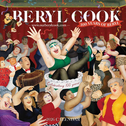 Beryl Cook Square Calendar 2026 – A Year of British Humour and Charm