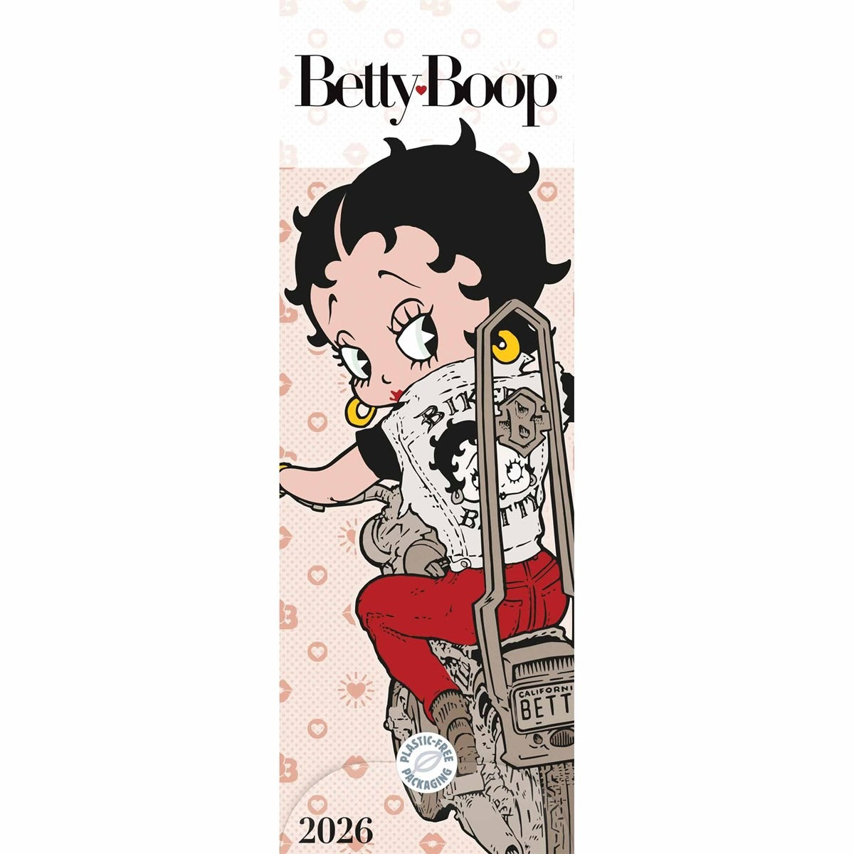 Betty Boop Slim Calendar 2026 – Iconic Pin-Up Style All Year Long