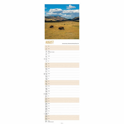WWF Beautiful World Slim Calendar 2026 – Celebrate Our Planet’s Wildlife