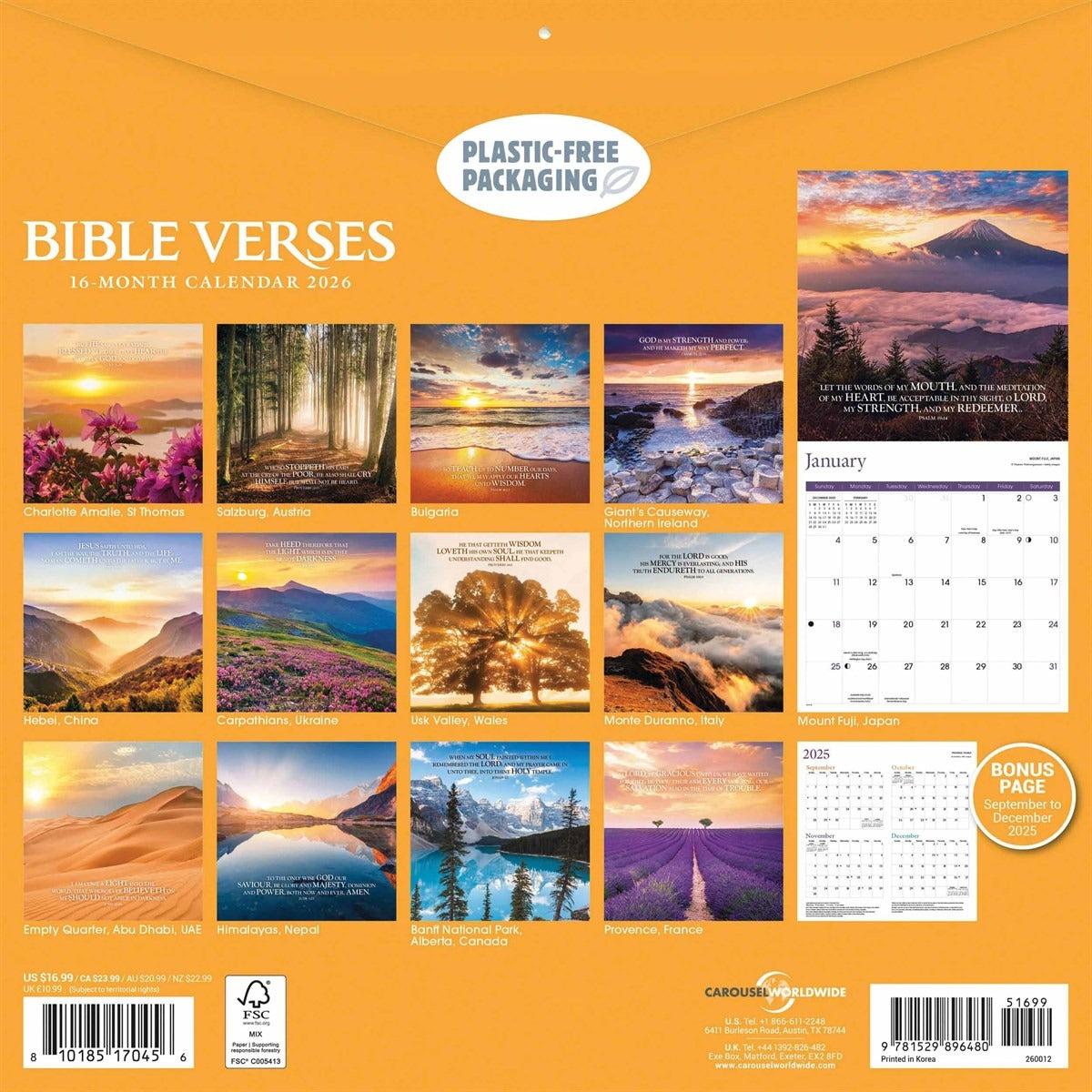 Bible Verses Calendar 2026 – A Year of Faith and Inspiration