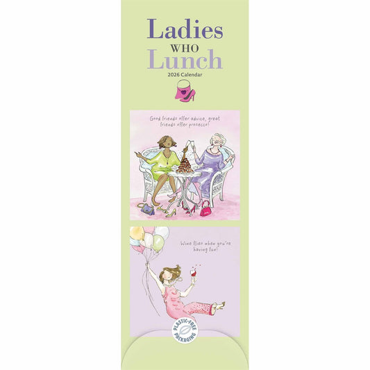 Ladies Who Lunch Slim Calendar 2026 – A Year of Wit, Glamour & Girly Gossips