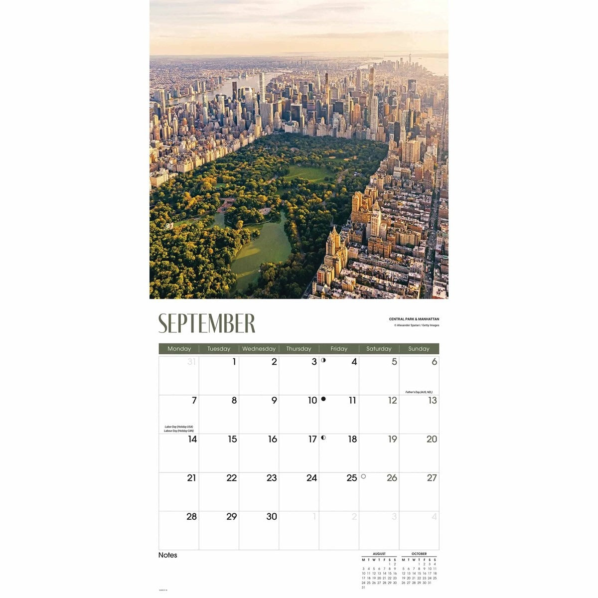 New York Square Calendar 2026