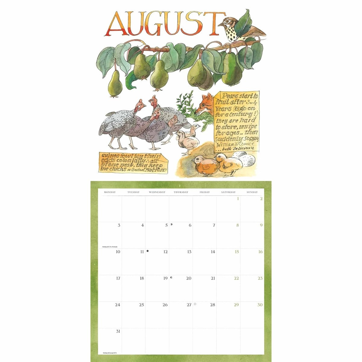 Matthew Rice – A Year In The Country Square Calendar 2026