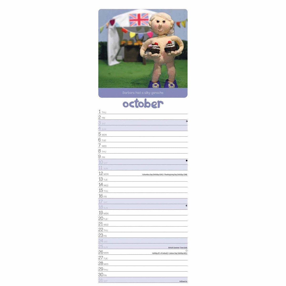 Nudinits Slim Calendar 2026 – Meet Woolly Bush’s Cheeky Knitted Inhabitants