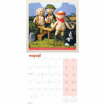 Nudinits Square Calendar 2026 – A Year of Cheeky Woolly Fun!