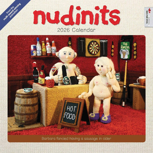 Nudinits Square Calendar 2026 – A Year of Cheeky Woolly Fun!