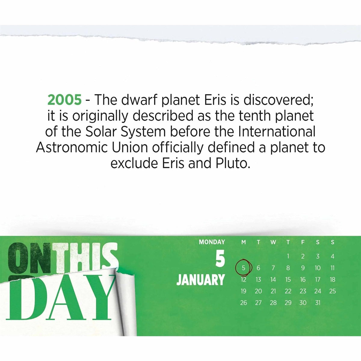 On This Day Desk Calendar 2026 – Discover History One Day at a Time
