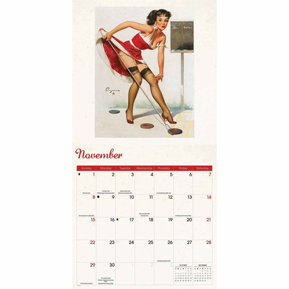 Pin-Ups Square Calendar 2026 – A Touch of Retro Glamour All Year Long