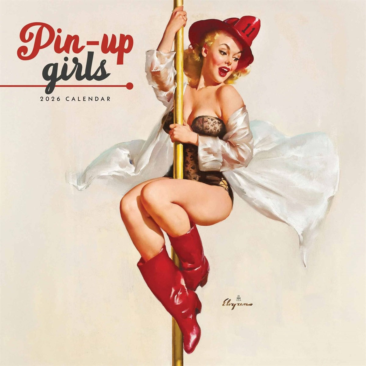 Pin-Ups Square Calendar 2026 – A Touch of Retro Glamour All Year Long
