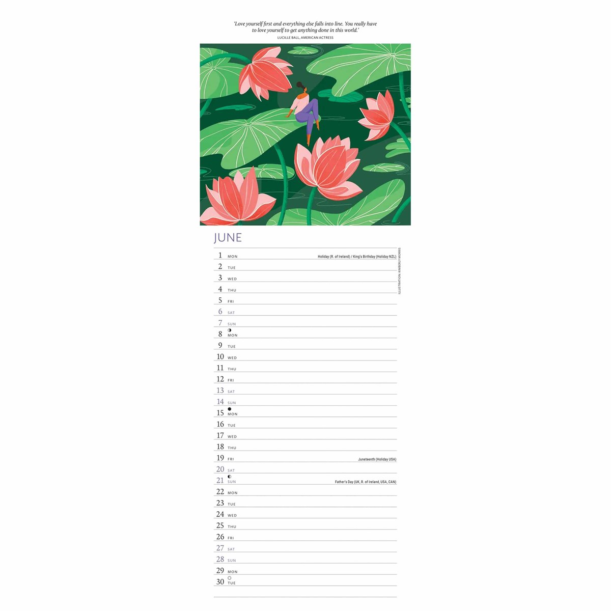 Breathe Slim Calendar 2026 – Calm Your Mind, Organise Your Life