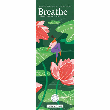 Breathe Slim Calendar 2026 – Calm Your Mind, Organise Your Life