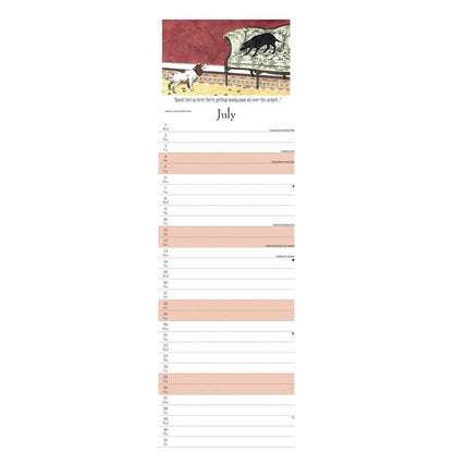 Tottering By Gently, The Dog’s Day Couples Slim Planner 2026 – Life Through a Dog’s Eyes