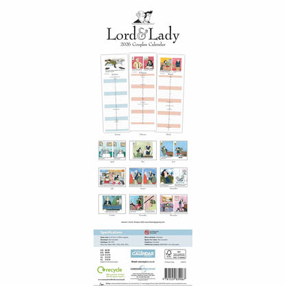 Tottering By Gently, Lord & Lady Couples Slim Planner 2026 – Laugh, Love, and Stay Organised