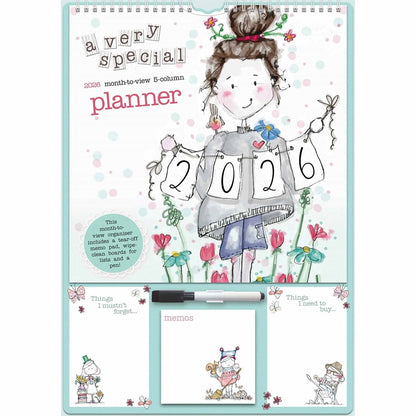 Tracey Russell A3 Family Planner 2026 – Organise Life Beautifully